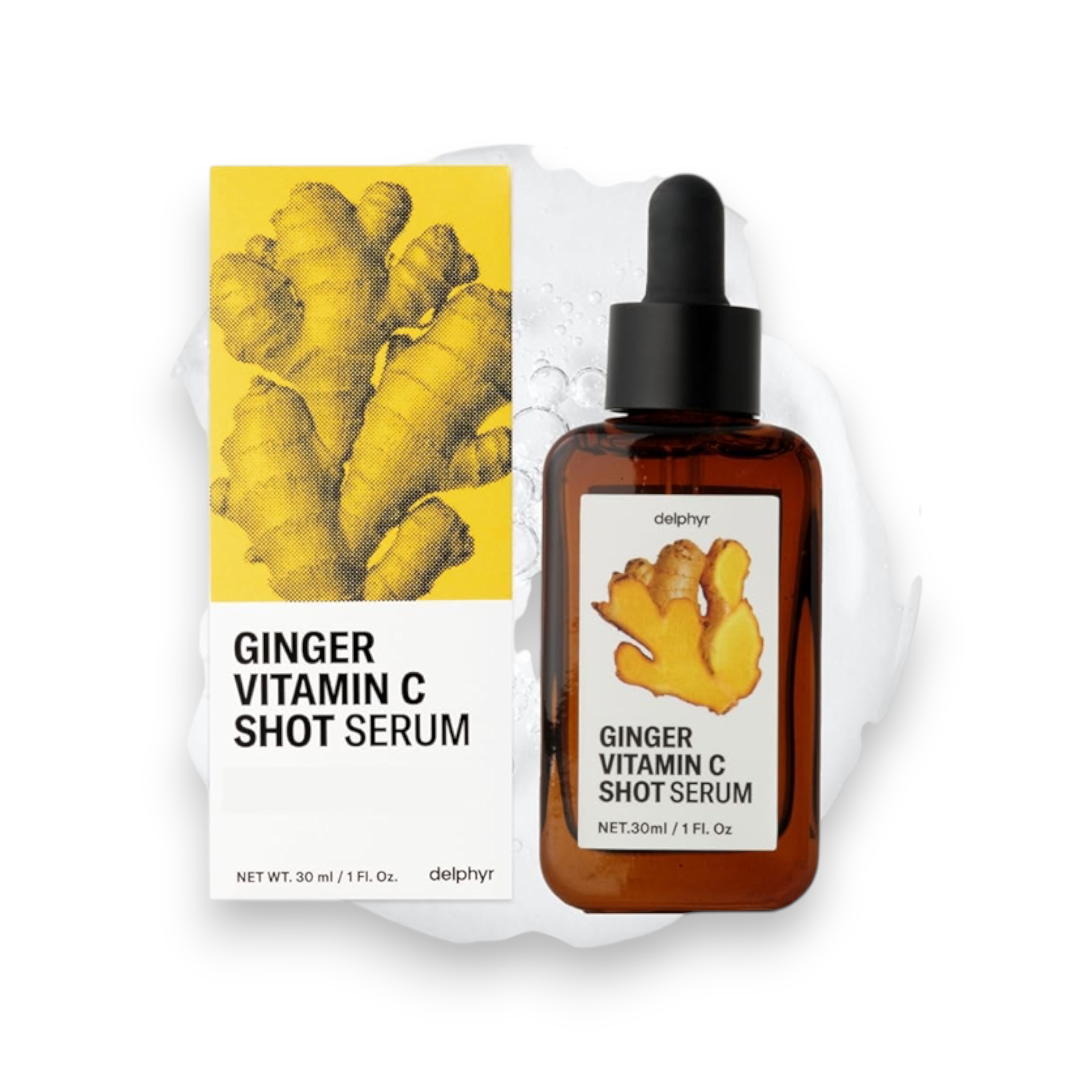 Delphyr - Ginger Vit C Shot Serum