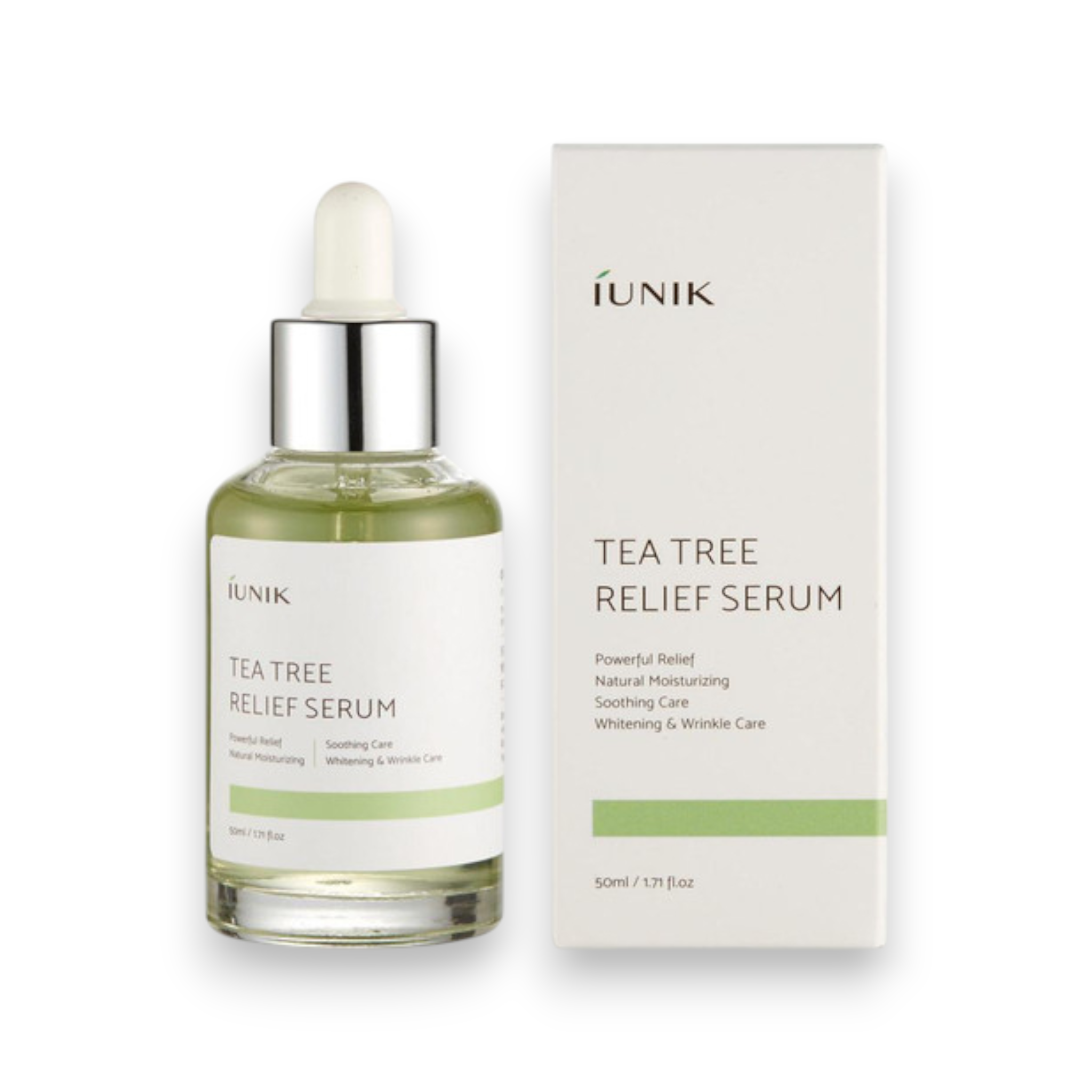 IUNIK Tea Tree Relief Vegan Serum for Acne-Prone Skin